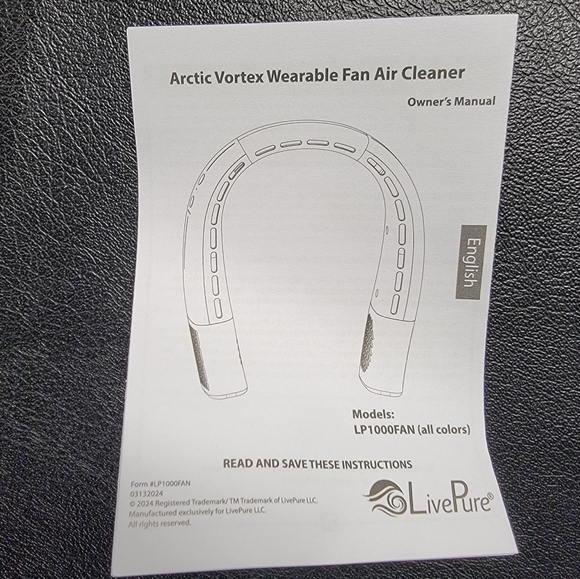 Wearable Neck Fan - White - Picture 6 of 6